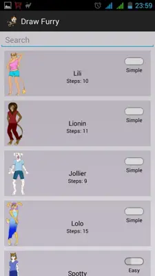 Draw Furry android App screenshot 8